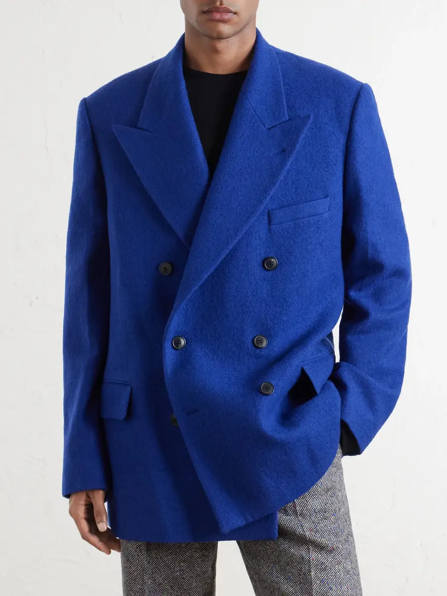 Dries Van Noten Bosier Double-Breasted Wool Blazer - Men | Thumbnail 3 Dries Van Noten Bosier Double-Breasted Wool Blazer - Men | Thumbnail 3