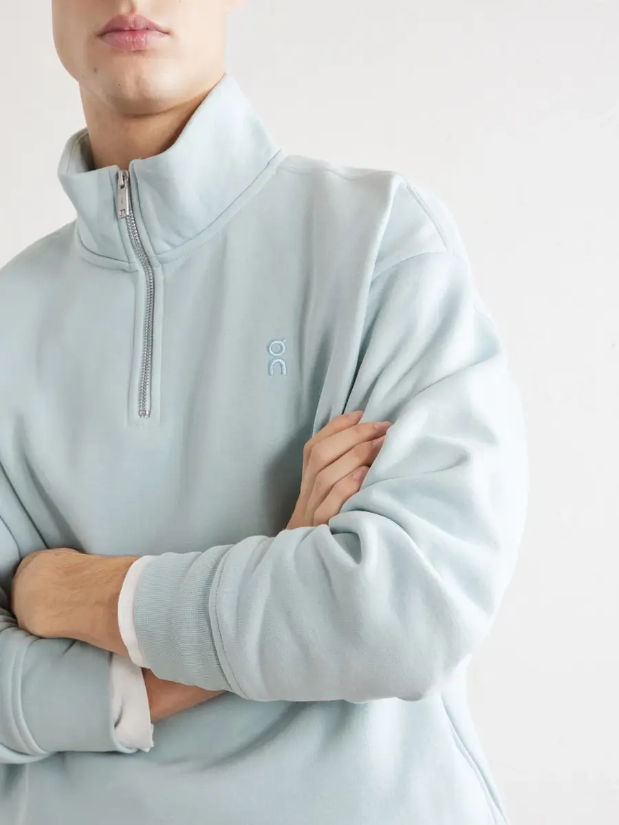 ON Logo-Embroidered Organic Cotton-Blend Half-Zip Sweatshirt - Men | Thumbnail 5 ON Logo-Embroidered Organic Cotton-Blend Half-Zip Sweatshirt - Men | Thumbnail 5