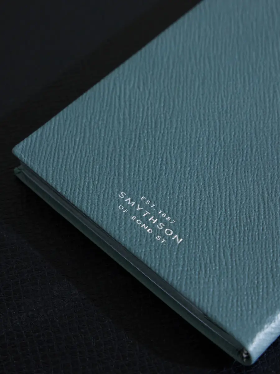 Smythson Chelsea Cross-Grain Leather Notebook - Men | Thumbnail 3 Smythson Chelsea Cross-Grain Leather Notebook - Men | Thumbnail 3