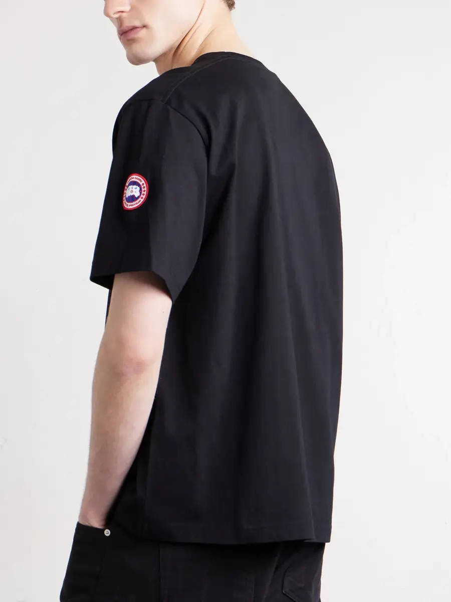 Canada Goose Novo Cotton-Jersey T-Shirt - Men | Thumbnail 4