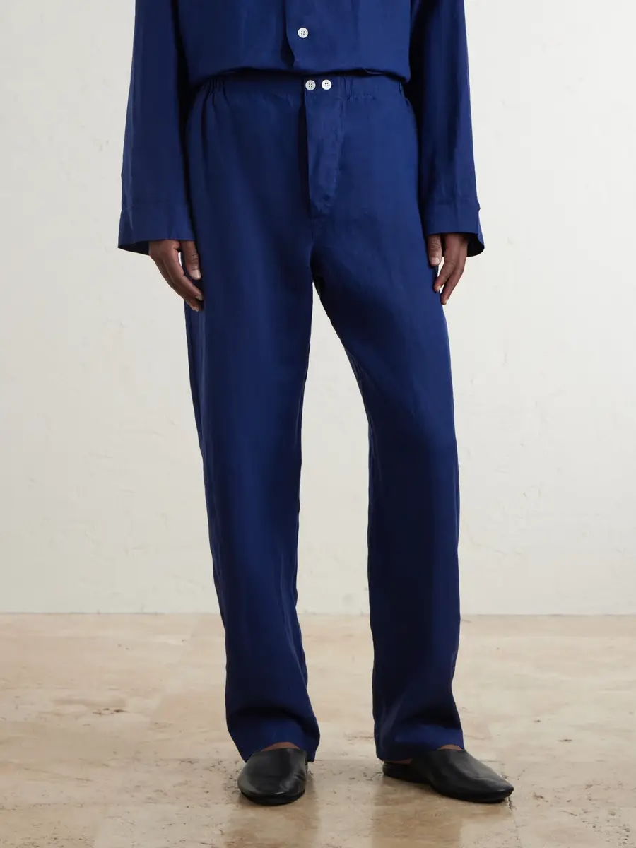 Anderson & Sheppard Linen Pyjama Set - Men | Thumbnail 3