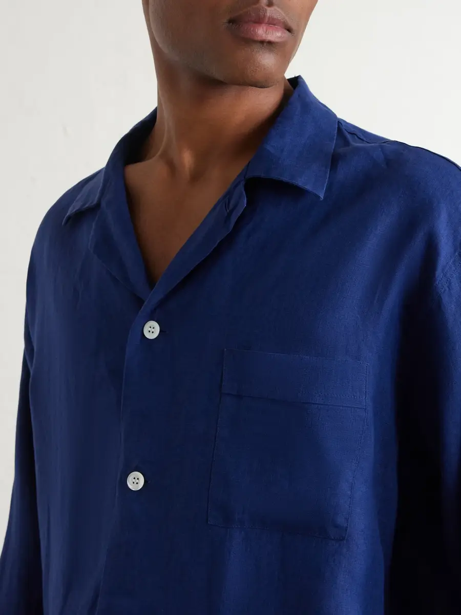 Anderson & Sheppard Linen Pyjama Set - Men | Thumbnail 5
