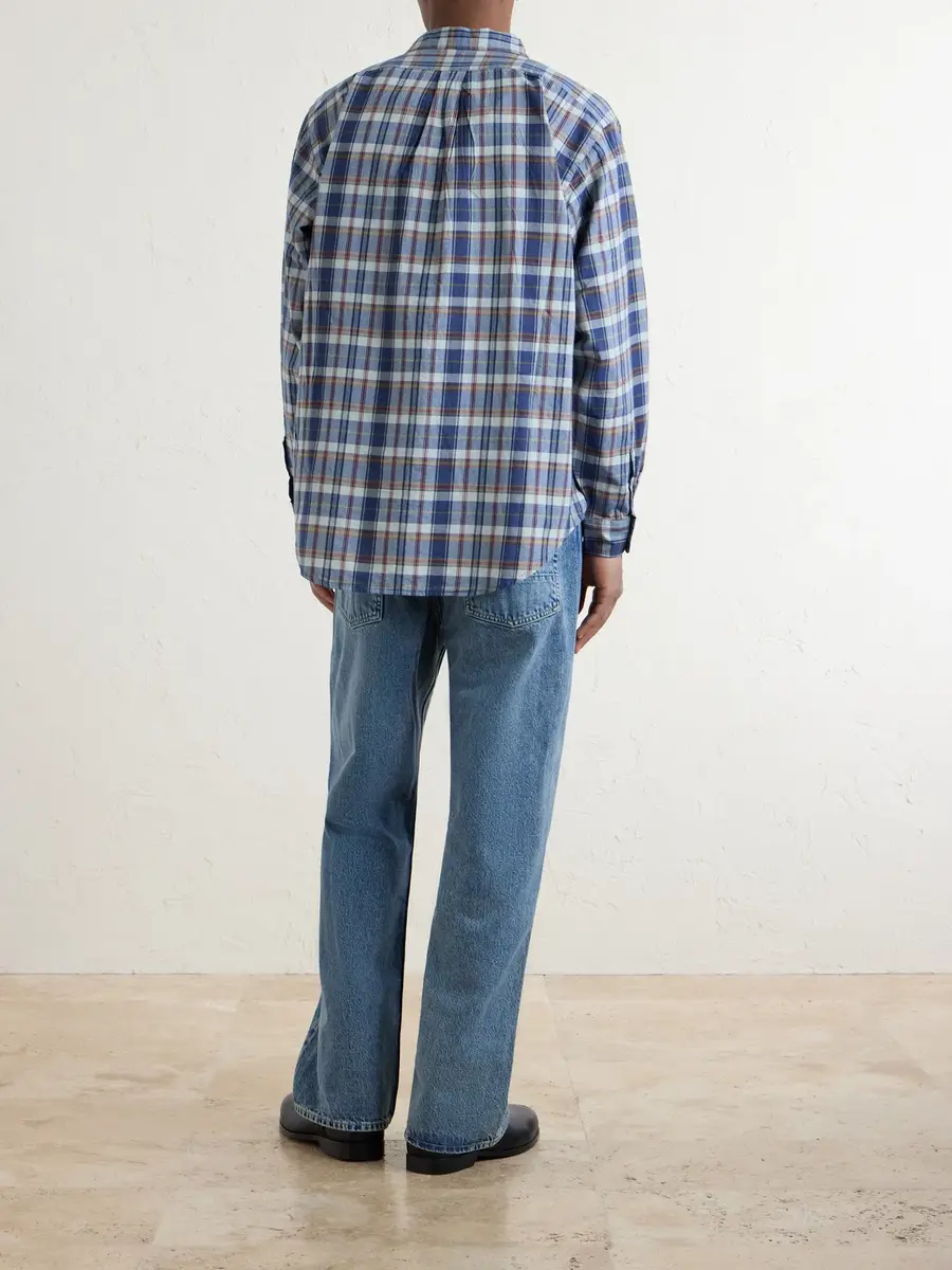 Aimé Leon Dore Checked Cotton Shirt - Men | Thumbnail 4