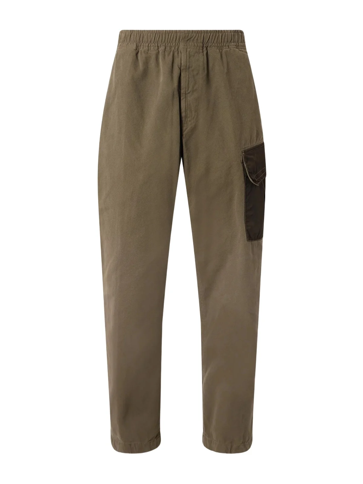 Stone Island Wide-Leg Garment-Dyed Organic Panama Cotton Trousers - Men