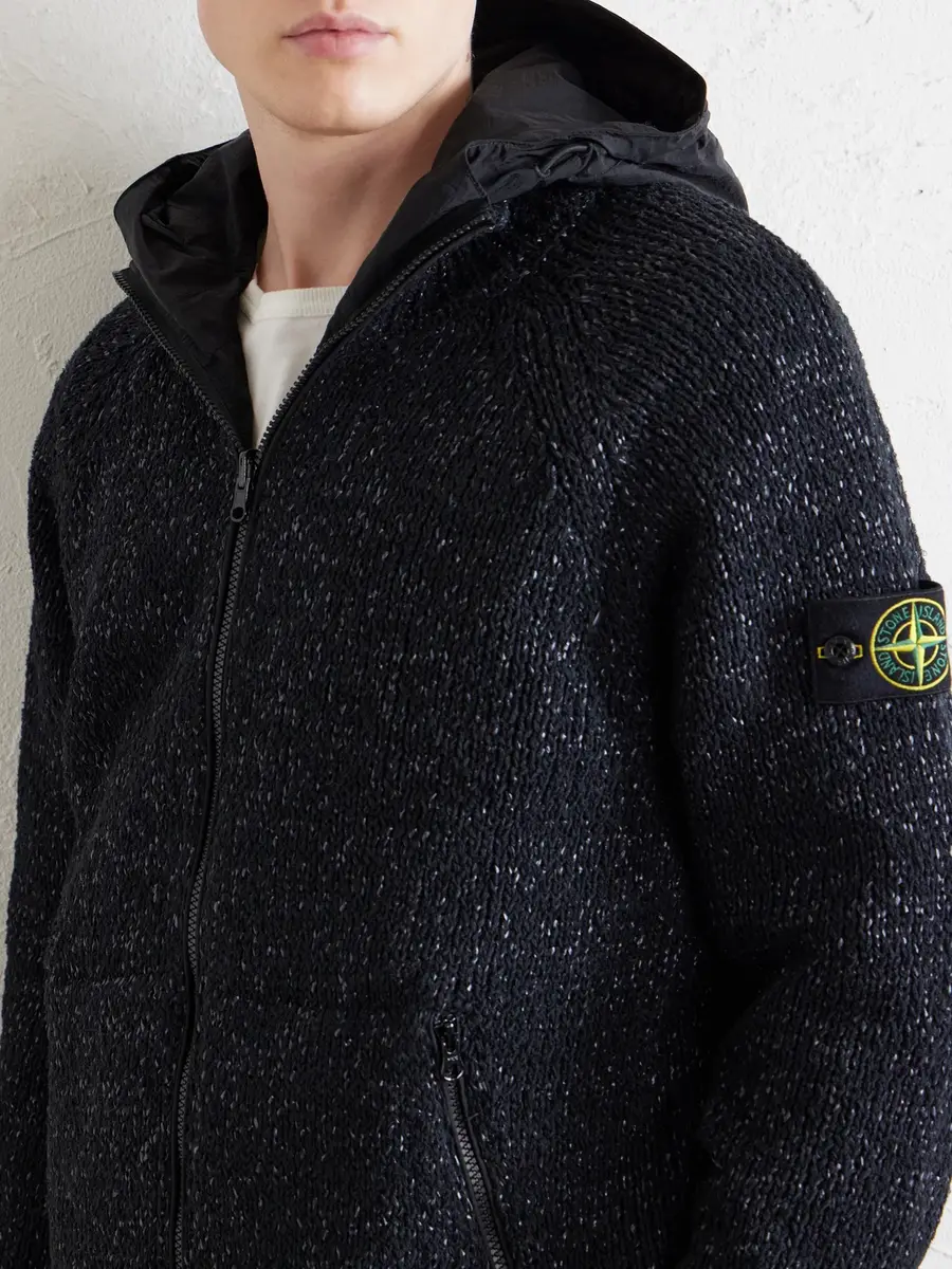 Stone Island Reversible Brushed Cotton and Nylon-Raffia Jacket - Men | Thumbnail 5 Stone Island Reversible Brushed Cotton and Nylon-Raffia Jacket - Men | Thumbnail 5