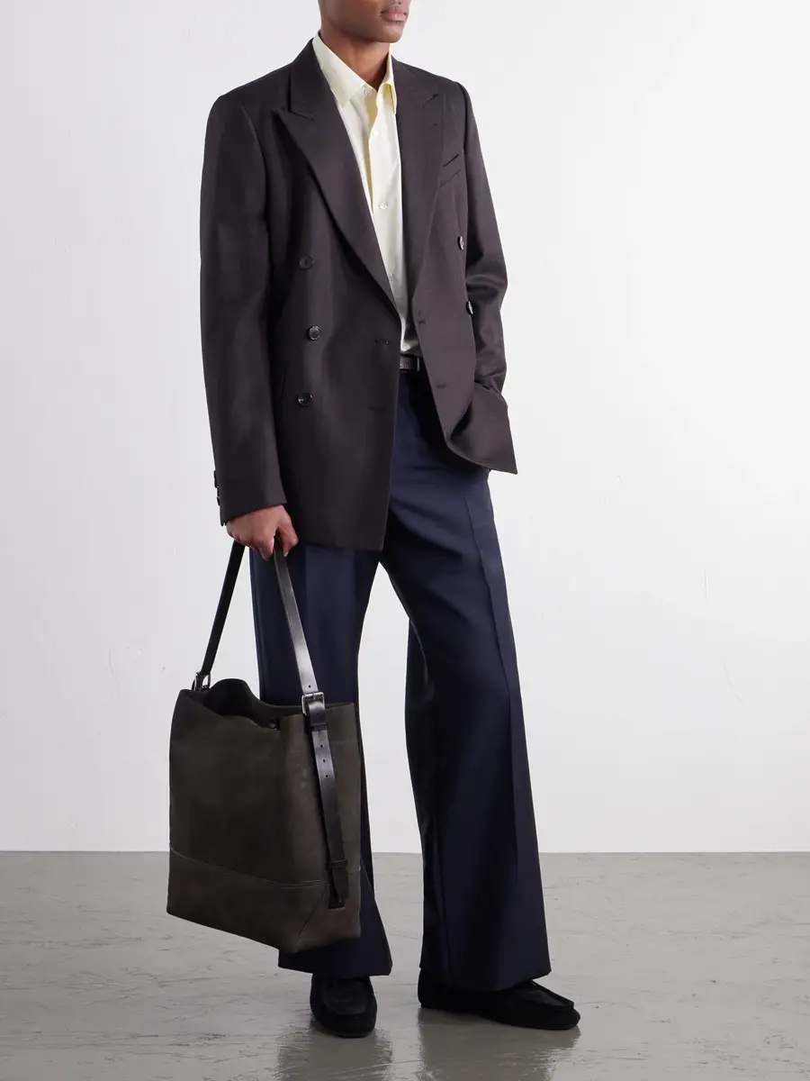 Lemaire Belted Nubuck Leather Tote Bag - Men | Thumbnail 3 Lemaire Belted Nubuck Leather Tote Bag - Men | Thumbnail 3
