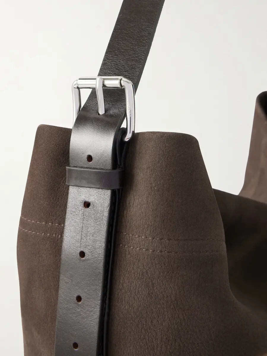 Lemaire Belted Nubuck Leather Tote Bag - Men | Thumbnail 5 Lemaire Belted Nubuck Leather Tote Bag - Men | Thumbnail 5