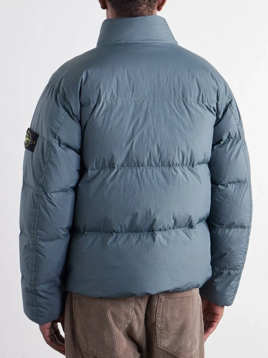 Stone Island Quilted Garment-Dyed Recycled Crinkle Reps NY Shell Down Jacket - Men | Thumbnail 4 Stone Island Quilted Garment-Dyed Recycled Crinkle Reps NY Shell Down Jacket - Men | Thumbnail 4