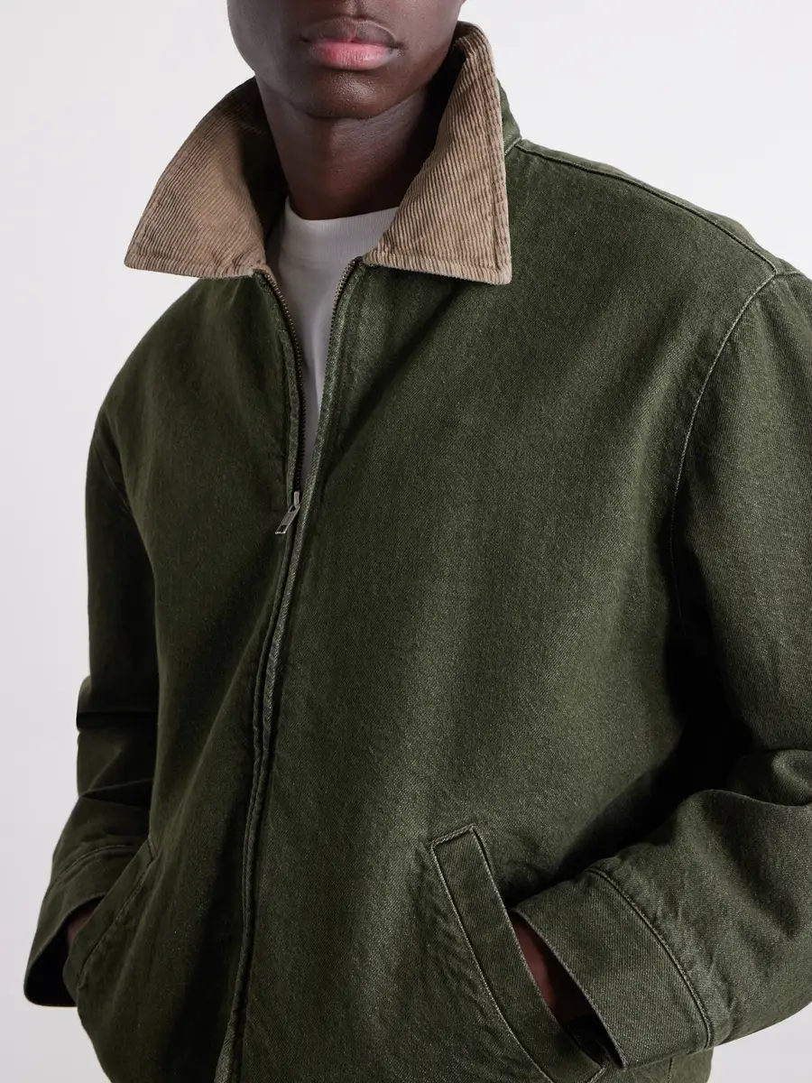 Aimé Leon Dore Corduroy-Trimmed Denim Jacket - Men | Thumbnail 5