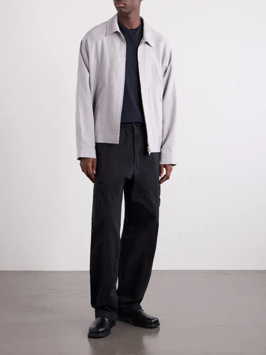Stone Island Wide-Leg Cotton Ripstop Cargo Trousers - Men | Thumbnail 2 Stone Island Wide-Leg Cotton Ripstop Cargo Trousers - Men | Thumbnail 2