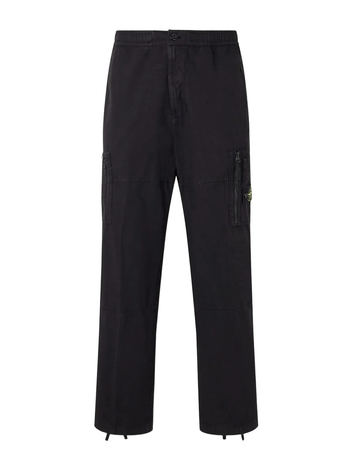 Stone Island Wide-Leg Cotton Ripstop Cargo Trousers - Men