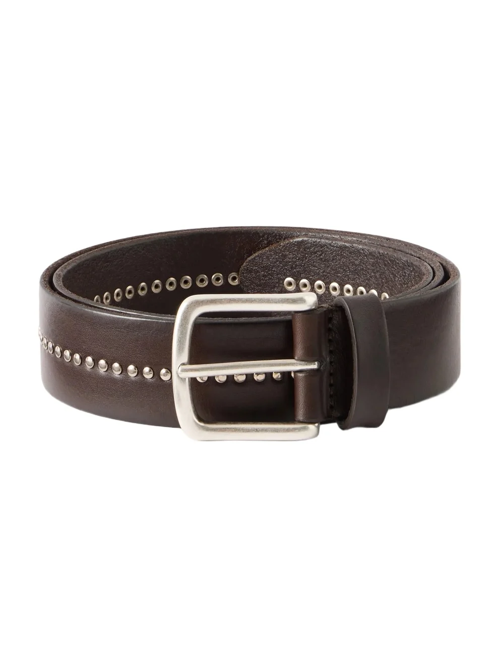 Anderson's 3cm Stud-Embellished Leather Belt - Men