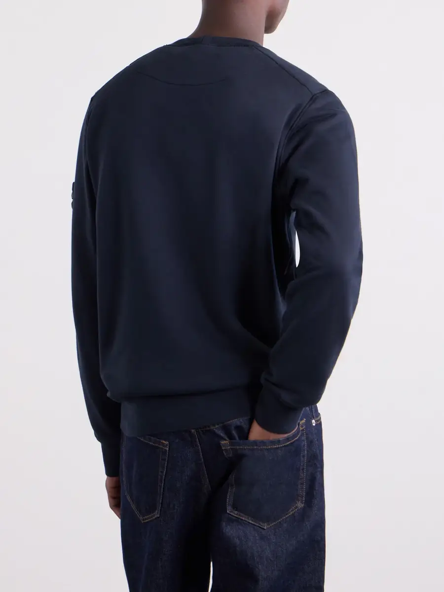 Stone Island Garment-Dyed Organic Cotton-Fleece Sweatshirt - Men | Thumbnail 4