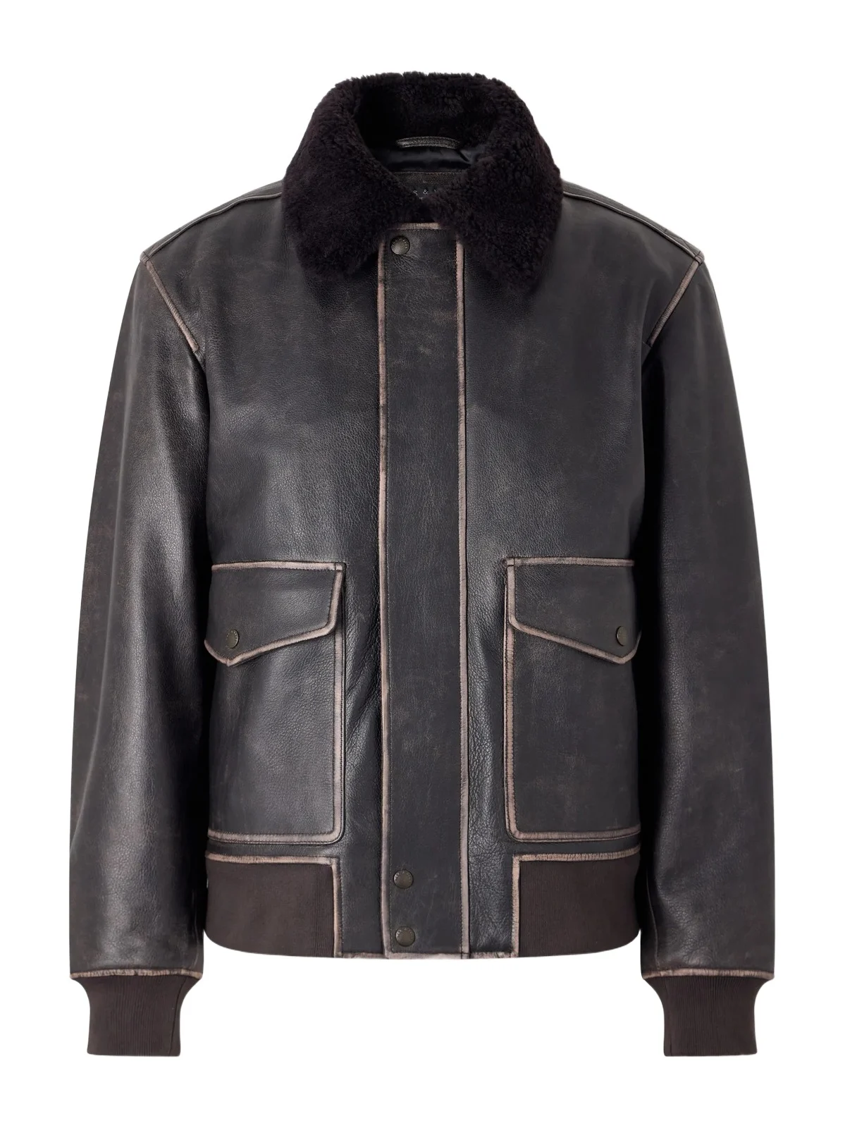 Manston Leather Bomber Jacket - Men Manston Leather Bomber Jacket - Men