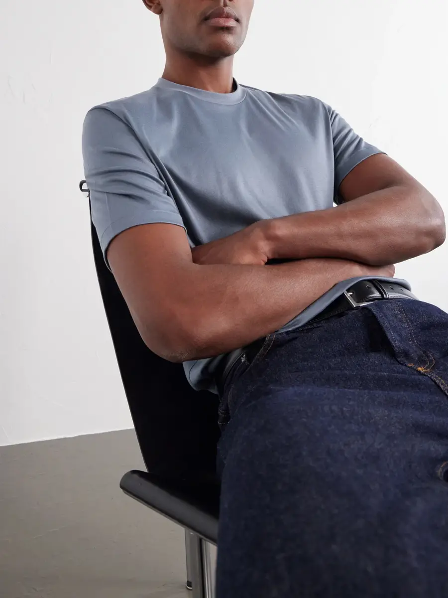 Zimmerli Sea Island Cotton-Jersey T-Shirt - Men | Thumbnail 5 Zimmerli Sea Island Cotton-Jersey T-Shirt - Men | Thumbnail 5