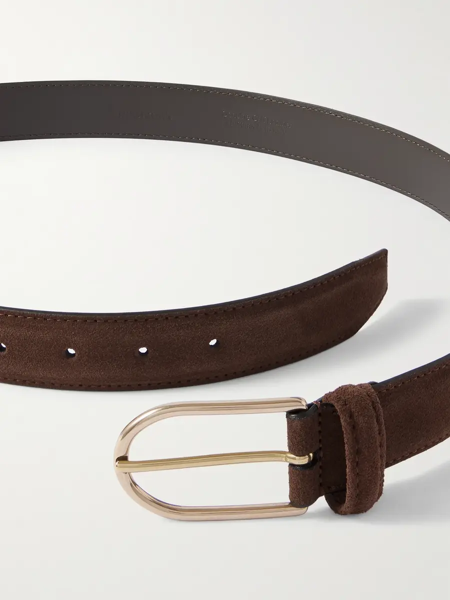 Anderson's 3cm Suede Belt - Men | Thumbnail 2 Anderson's 3cm Suede Belt - Men | Thumbnail 2