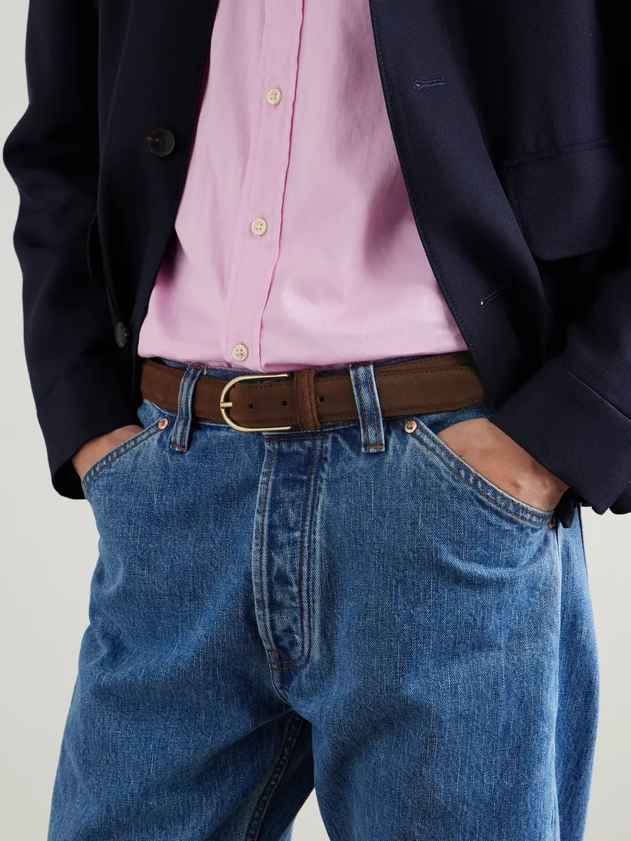 Anderson's 3cm Suede Belt - Men | Thumbnail 3 Anderson's 3cm Suede Belt - Men | Thumbnail 3