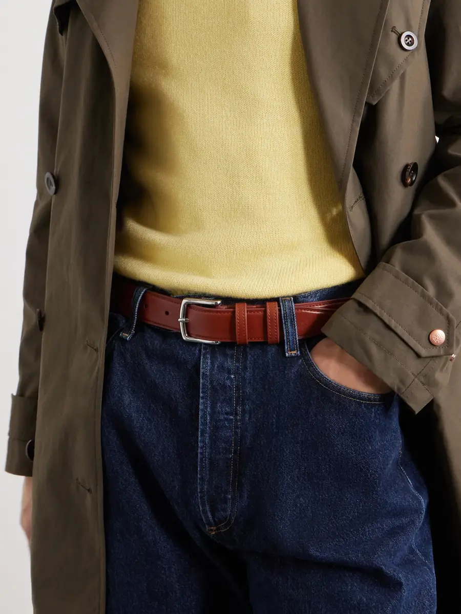 George Cleverley 3cm Leather Belt - Men | Thumbnail 2