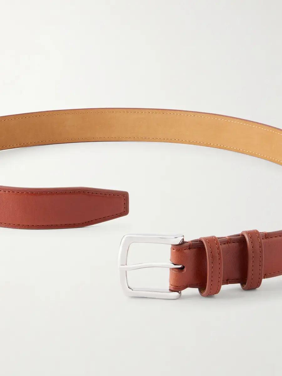 George Cleverley 3cm Leather Belt - Men | Thumbnail 3