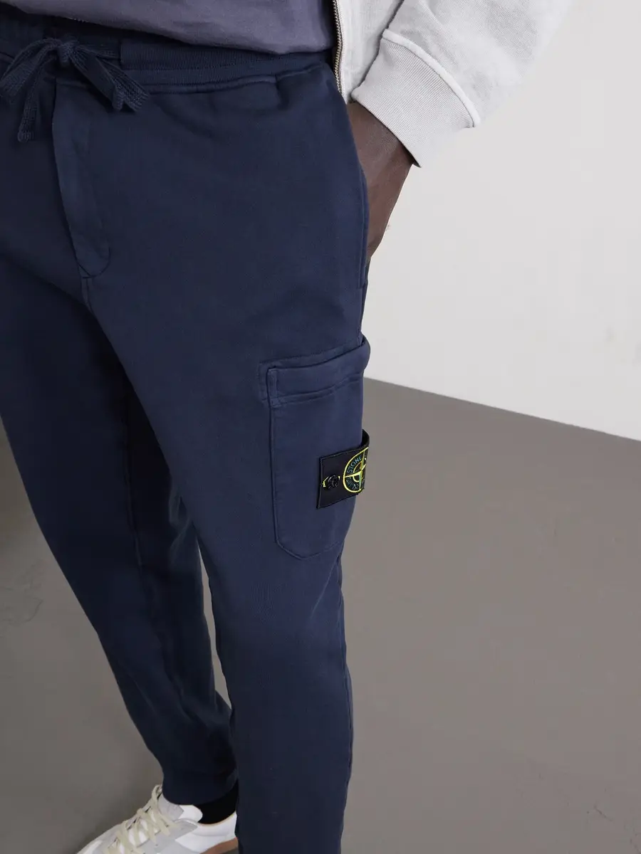 Stone Island Tapered Organic Cotton Fleece Sweatpants - Men | Thumbnail 5