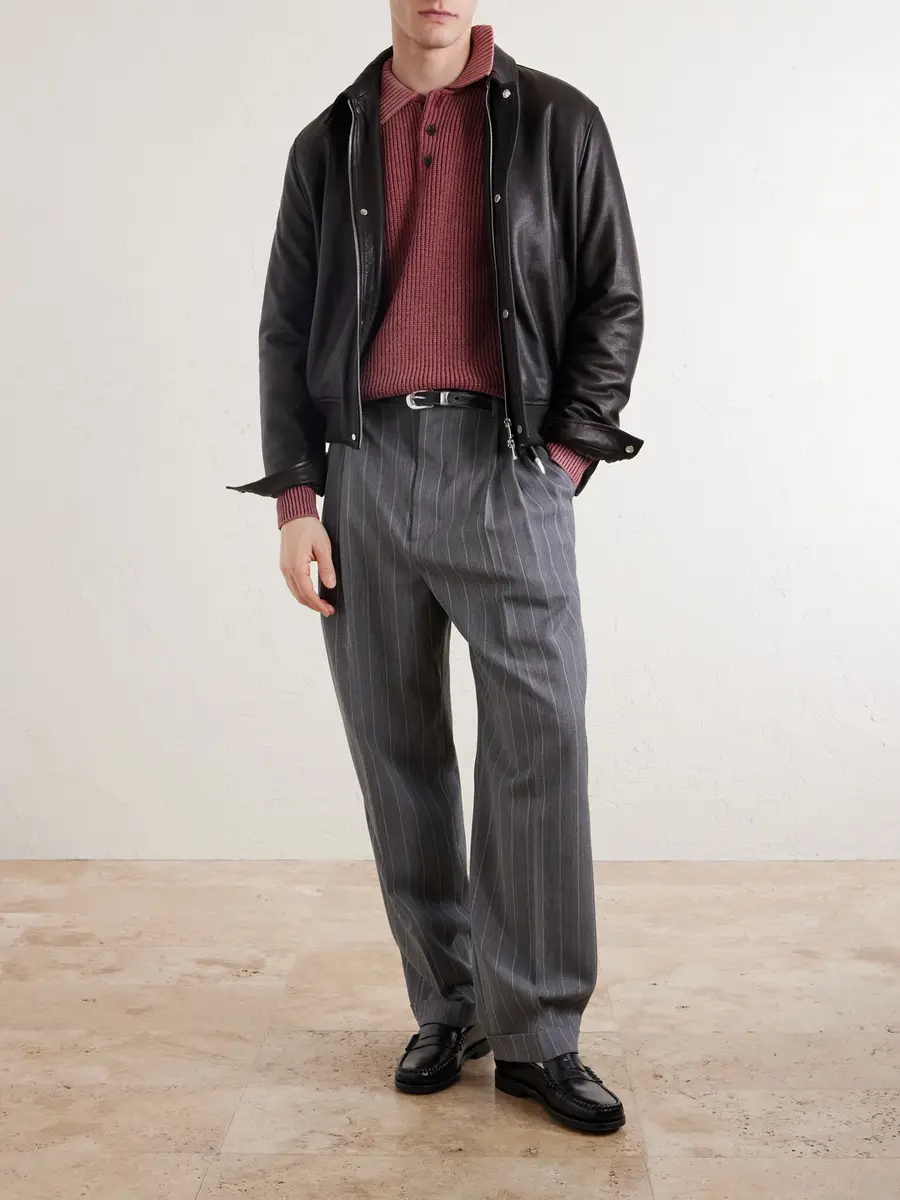 Aimé Leon Dore Knitted Cotton-Blend Polo Sweater - Men | Thumbnail 2 Aimé Leon Dore Knitted Cotton-Blend Polo Sweater - Men | Thumbnail 2