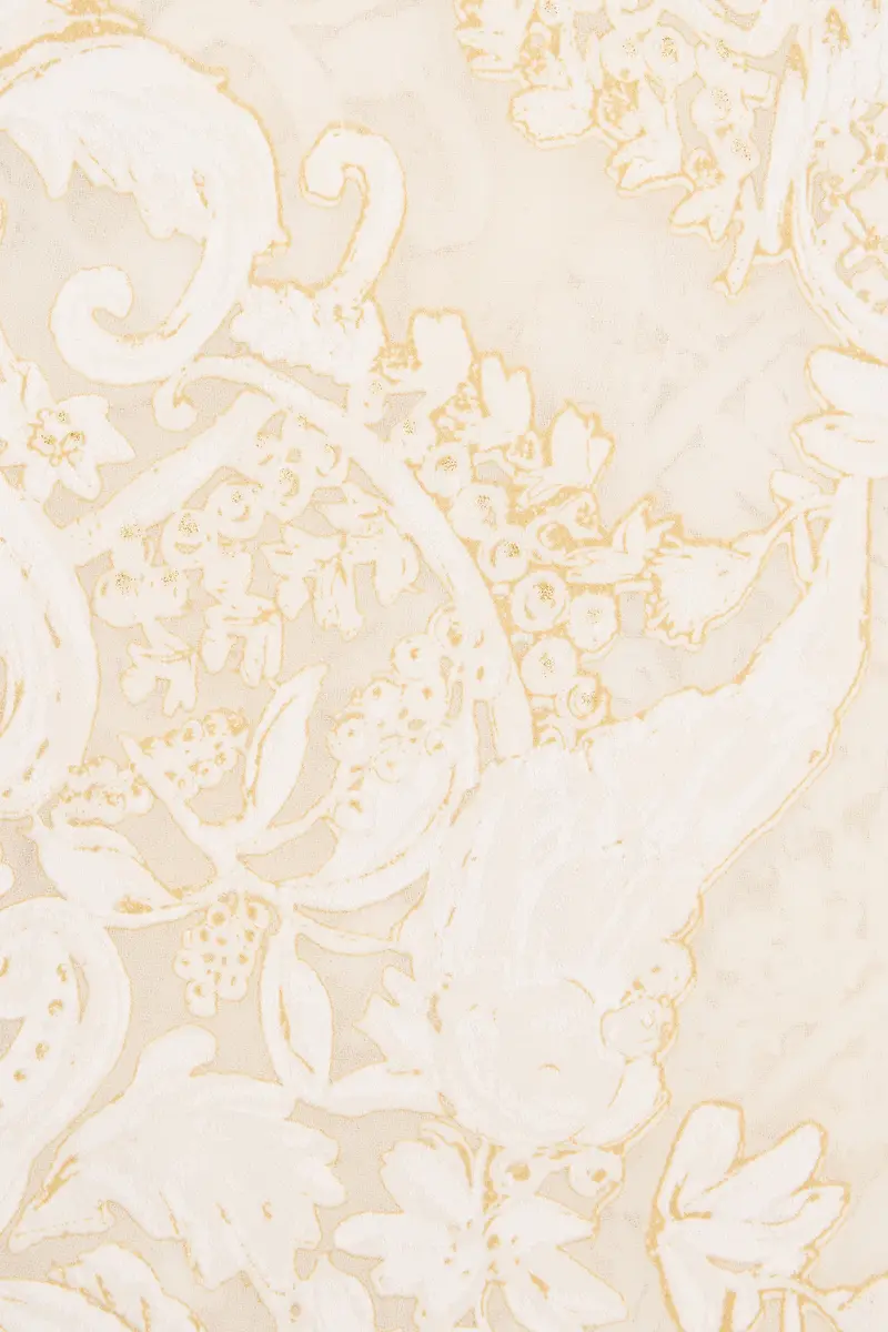 Roberto Cavalli Ornamental White Print Stole | Thumbnail 2 Roberto Cavalli Ornamental White Print Stole | Thumbnail 2