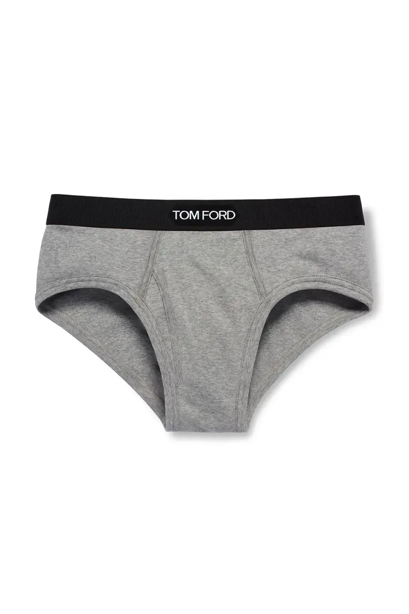 Tom Ford Men's Jacquard Logo Cotton Briefs | Thumbnail 5 Tom Ford Men's Jacquard Logo Cotton Briefs | Thumbnail 5