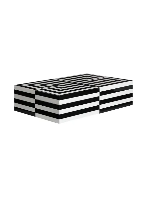 Jonathan Adler Op Art Large Stacking Box
