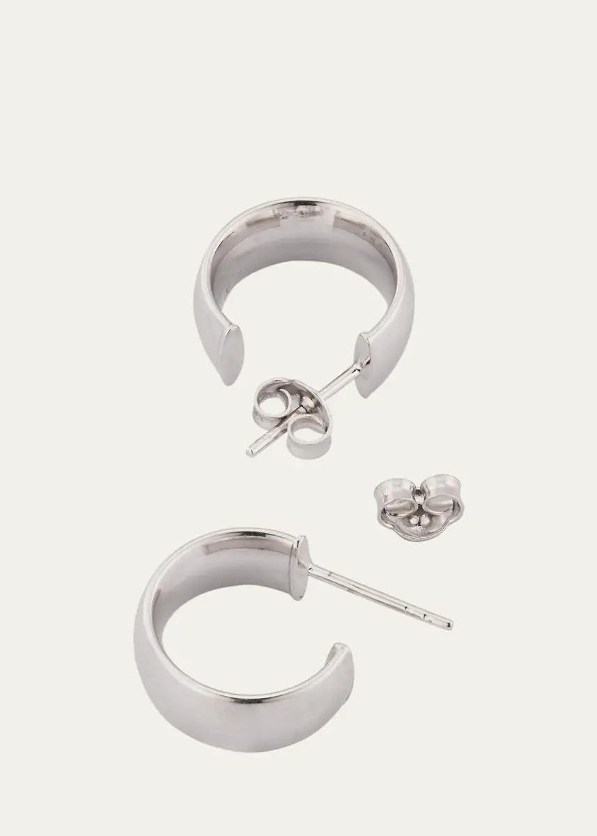 Lana 14K Gold Hollow Huggie Earrings | Thumbnail 4 Lana 14K Gold Hollow Huggie Earrings | Thumbnail 4