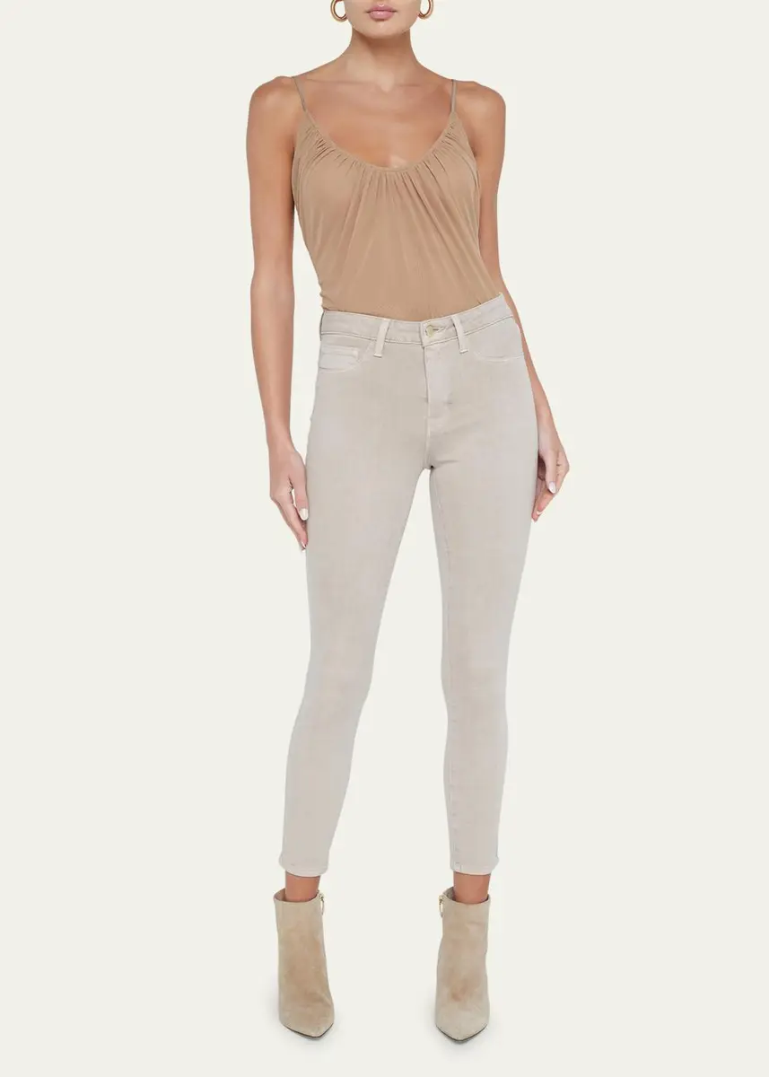 L'Agence Gelina Ruched Bodysuit | Thumbnail 5 L'Agence Gelina Ruched Bodysuit | Thumbnail 5
