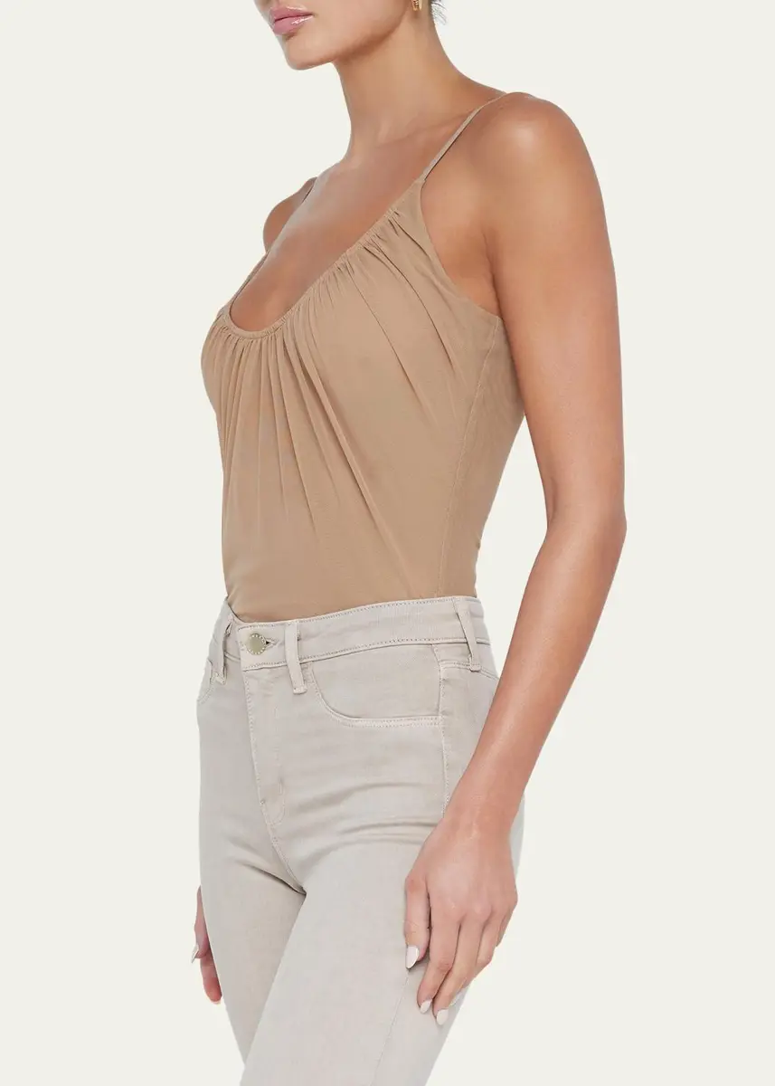 L'Agence Gelina Ruched Bodysuit | Thumbnail 7 L'Agence Gelina Ruched Bodysuit | Thumbnail 7