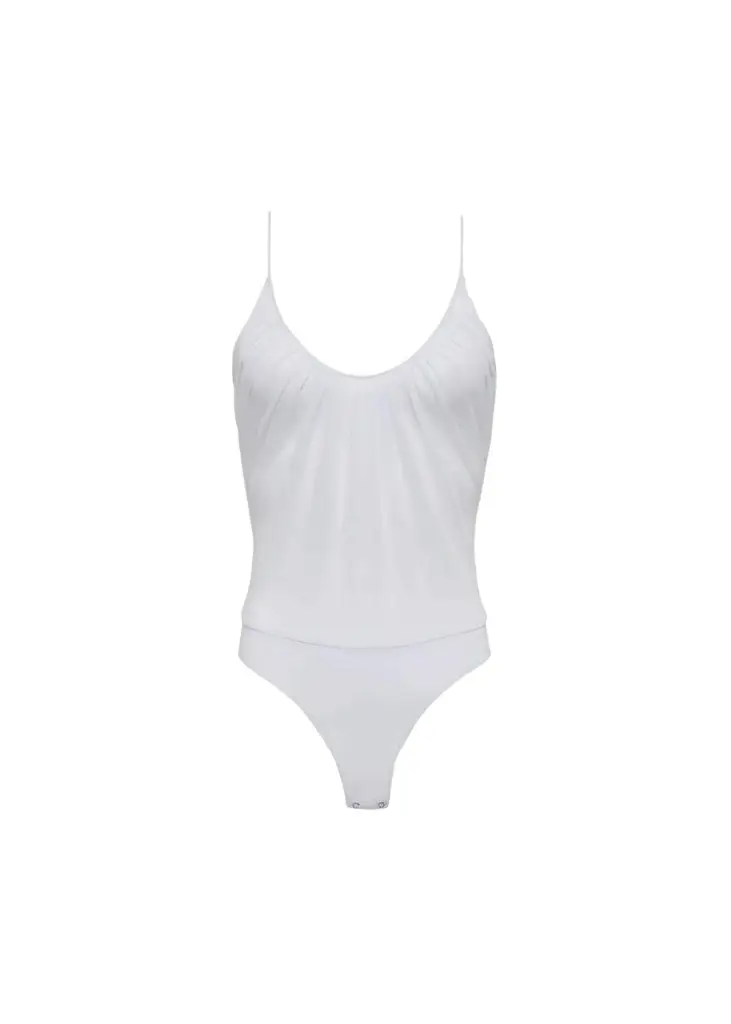 L'Agence Gelina Ruched Bodysuit