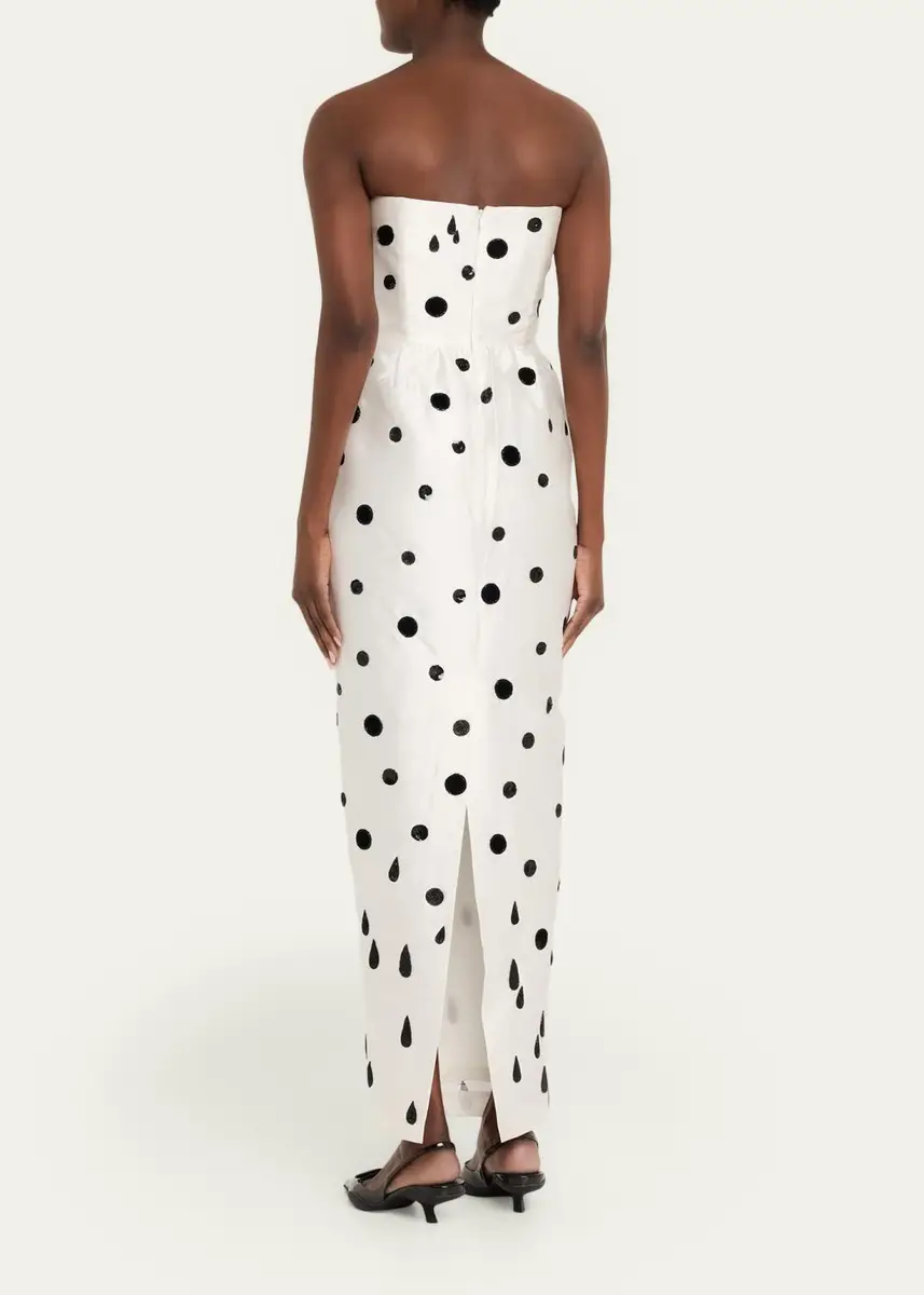 BERNADETTE Lenette Bow Strapless Gown | Thumbnail 3 BERNADETTE Lenette Bow Strapless Gown | Thumbnail 3