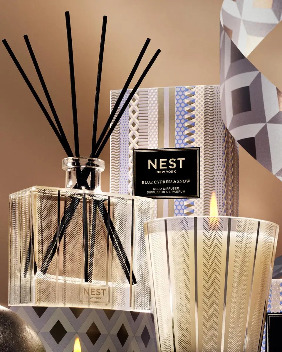 NEST New York Blue Cypress & Snow Reed Diffuser, 6 oz. | Thumbnail 2 NEST New York Blue Cypress & Snow Reed Diffuser, 6 oz. | Thumbnail 2