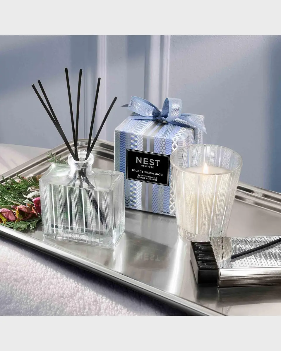 NEST New York Blue Cypress & Snow Reed Diffuser, 6 oz. | Thumbnail 4 NEST New York Blue Cypress & Snow Reed Diffuser, 6 oz. | Thumbnail 4