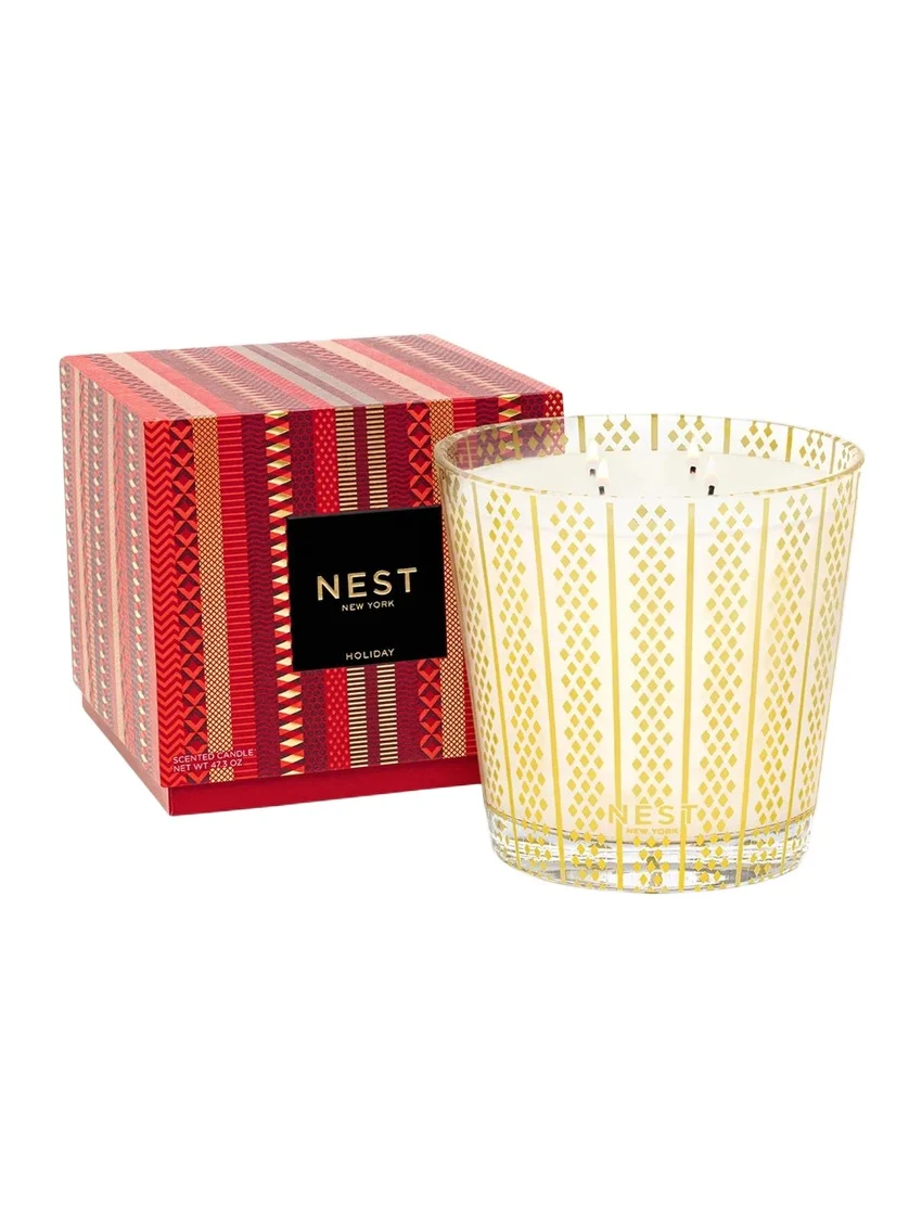 NEST New York Holiday Luxury 4-Wick Candle, 44 oz.