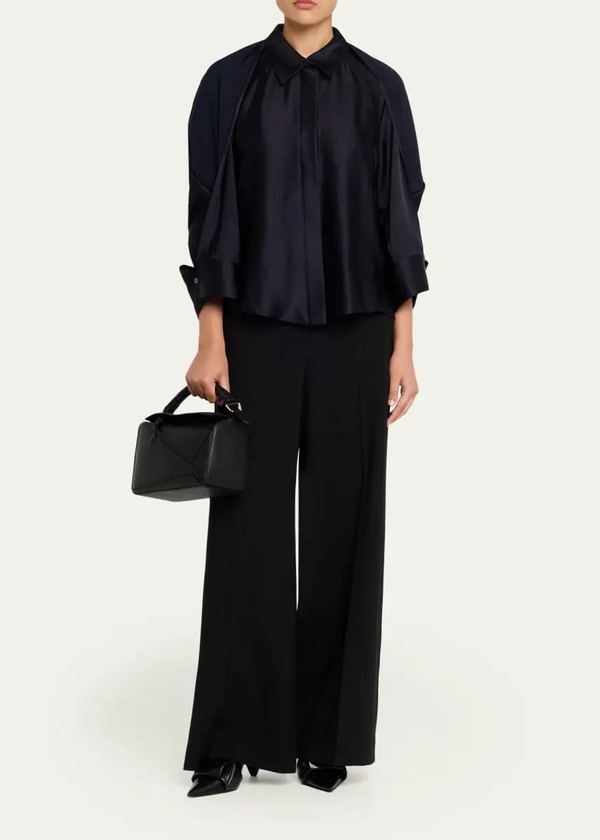 Loewe Puzzle Small Woven Top-Handle Bag in Leather | Thumbnail 5 Loewe Puzzle Small Woven Top-Handle Bag in Leather | Thumbnail 5