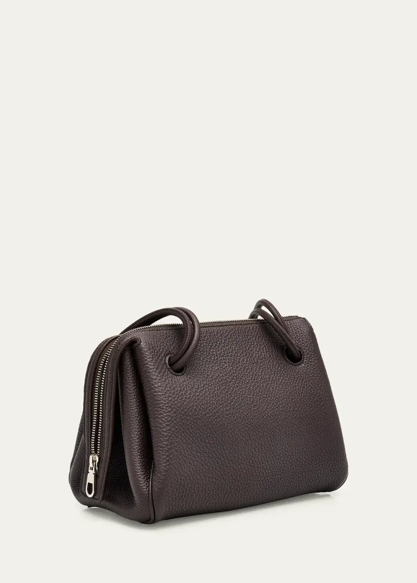 Loewe Madrid Small Trapeze Shoulder Bag in Grain Leather | Thumbnail 3