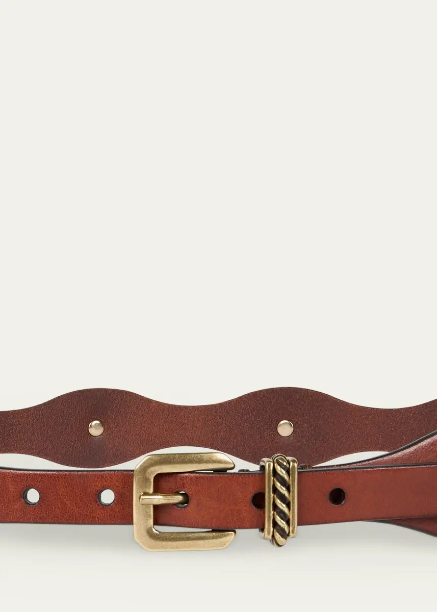 Etro Leather Belt with Jewel Studs | Thumbnail 2 Etro Leather Belt with Jewel Studs | Thumbnail 2
