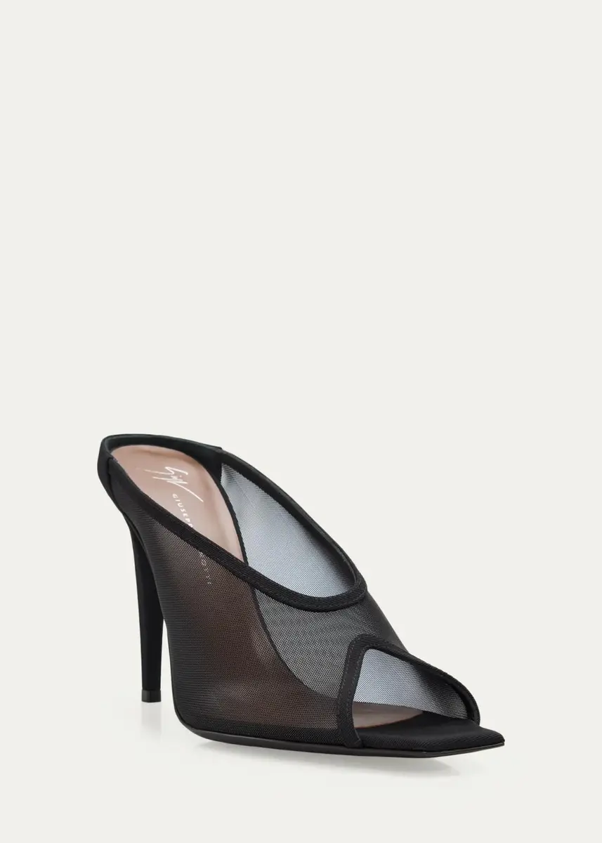 Giuseppe Zanotti Brivido 105MM Mesh Mules | Thumbnail 3