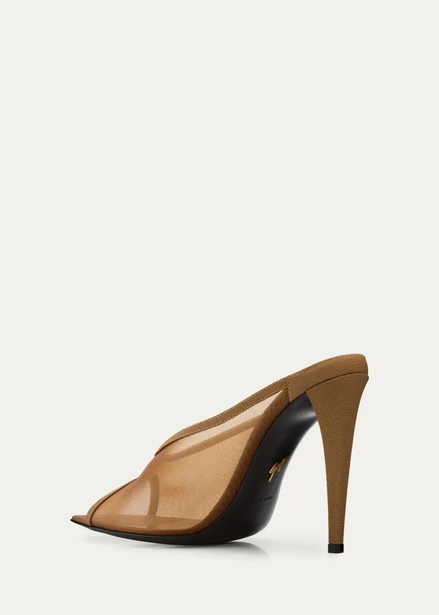 Giuseppe Zanotti Brivido 105MM Mesh Mules | Thumbnail 2