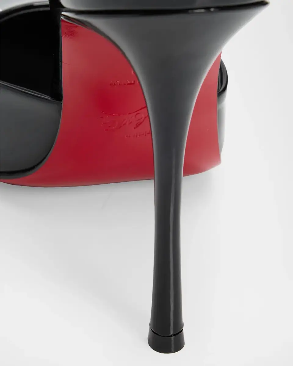 Christian Louboutin 100 mm Dolly Patent Leather Mules | Thumbnail 5 Christian Louboutin 100 mm Dolly Patent Leather Mules | Thumbnail 5