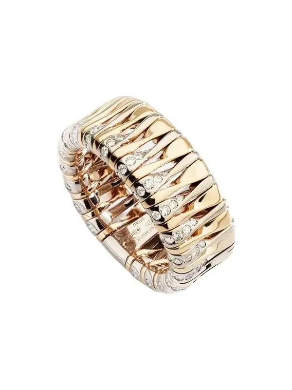 18K Rose Gold Diamond Coucher Du Soleil Endless Ring 18K Rose Gold Diamond Coucher Du Soleil Endless Ring