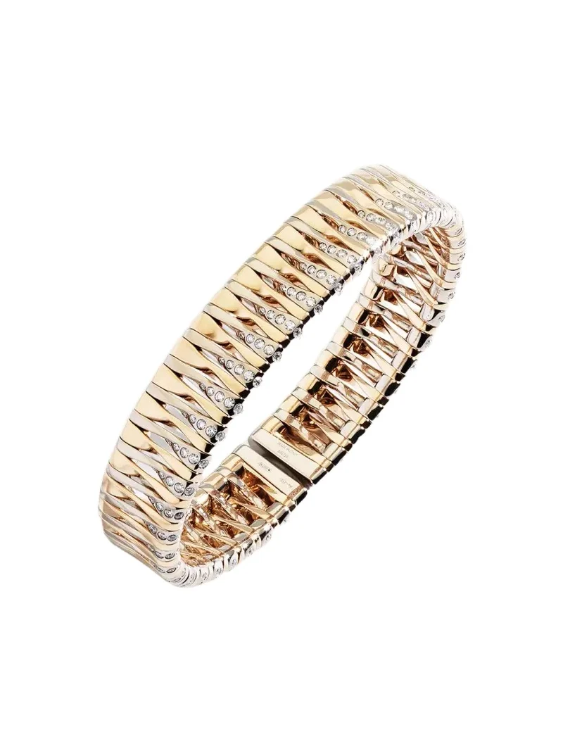 18K Rose Gold Diamond Coucher Du Soleil Endless Bracelet