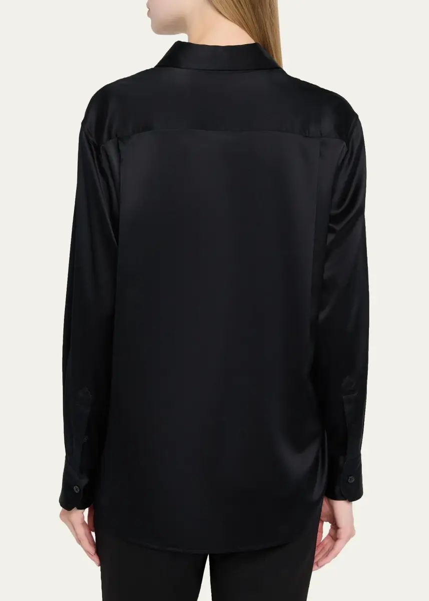 A.L.C. Mason Stretch Silk Shirt | Thumbnail 3 A.L.C. Mason Stretch Silk Shirt | Thumbnail 3