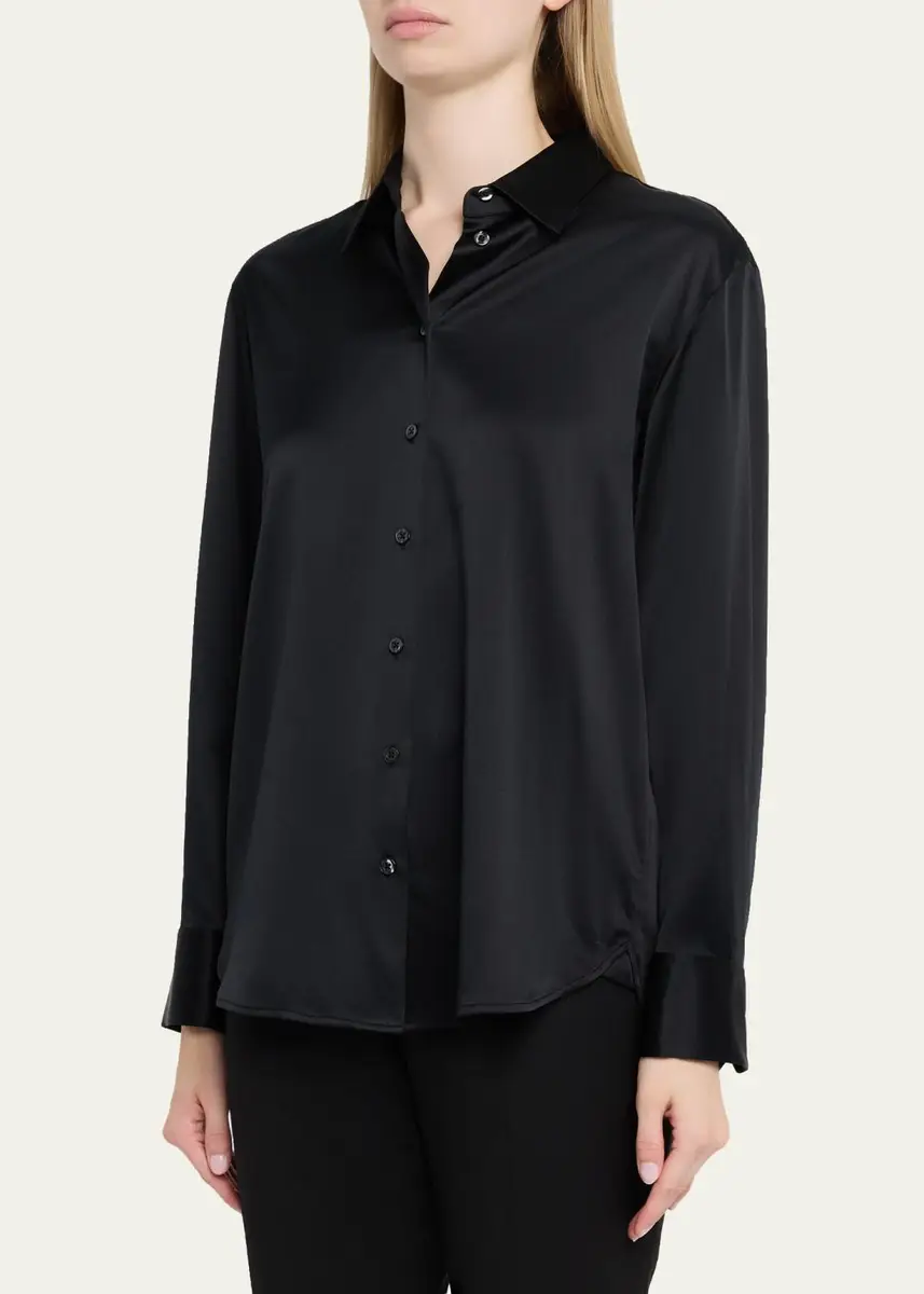 A.L.C. Mason Stretch Silk Shirt | Thumbnail 4 A.L.C. Mason Stretch Silk Shirt | Thumbnail 4