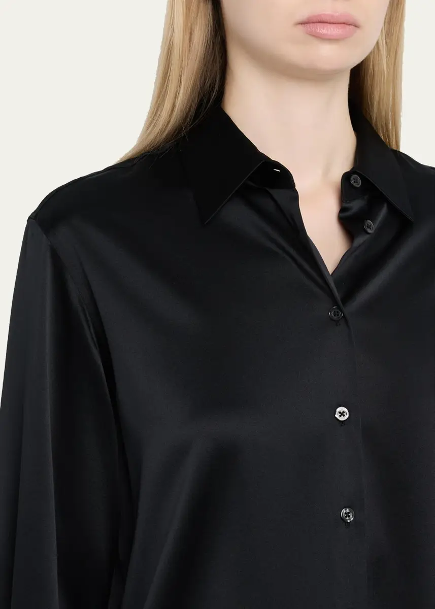 A.L.C. Mason Stretch Silk Shirt | Thumbnail 5 A.L.C. Mason Stretch Silk Shirt | Thumbnail 5