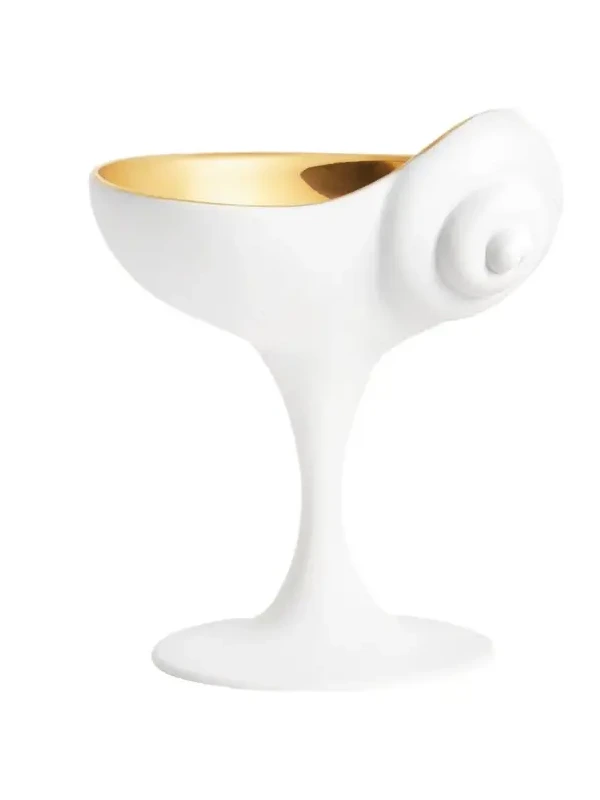L'Objet x Jessica McCormack Shell 24K Gold-Plated Scoop Bowl