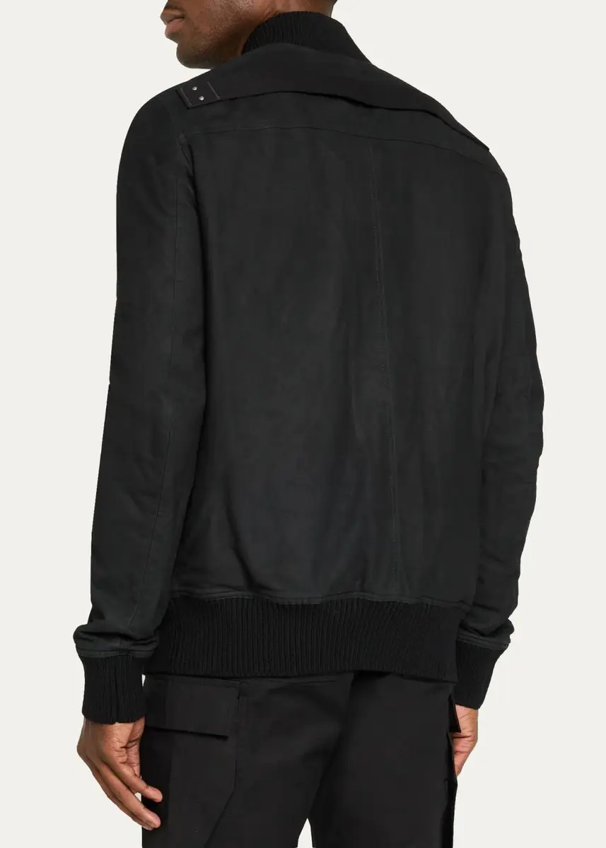 Rick Owens Men's Heizer Flight Blouson | Thumbnail 3 Rick Owens Men's Heizer Flight Blouson | Thumbnail 3
