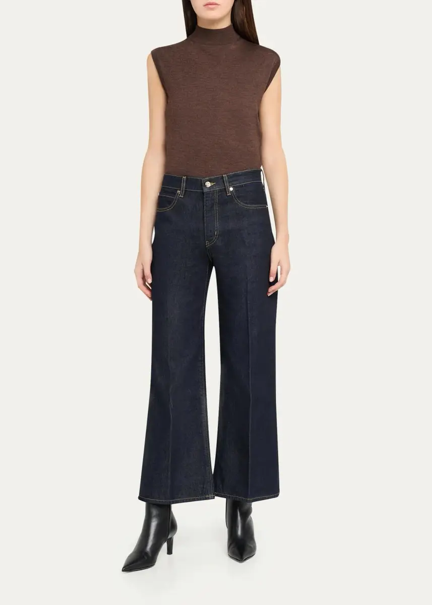 Frame The Swing High-Rise Flare Ankle Jeans | Thumbnail 2 Frame The Swing High-Rise Flare Ankle Jeans | Thumbnail 2